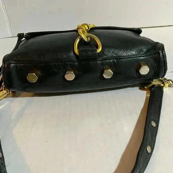 Rebecca Minkoff black leather satchel handbag - Picture 2 of 12